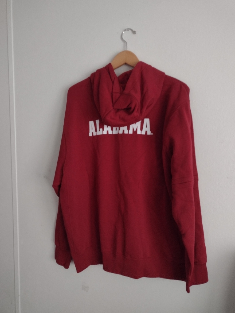 Nike Mens Alabama Red College Logo Pullover Hoodie